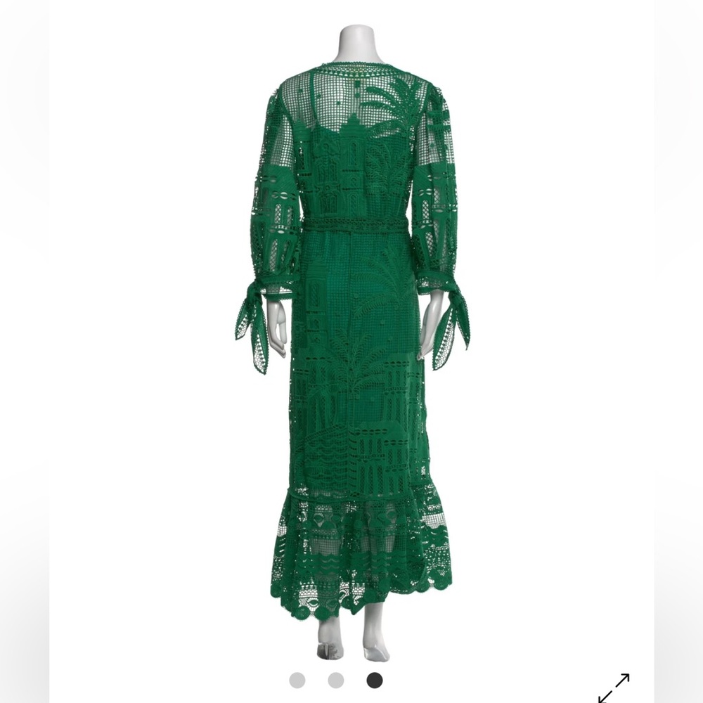 FARM Rio Women's Morada Boa Guipure Lace Midi Dress - Picture 2 of 3